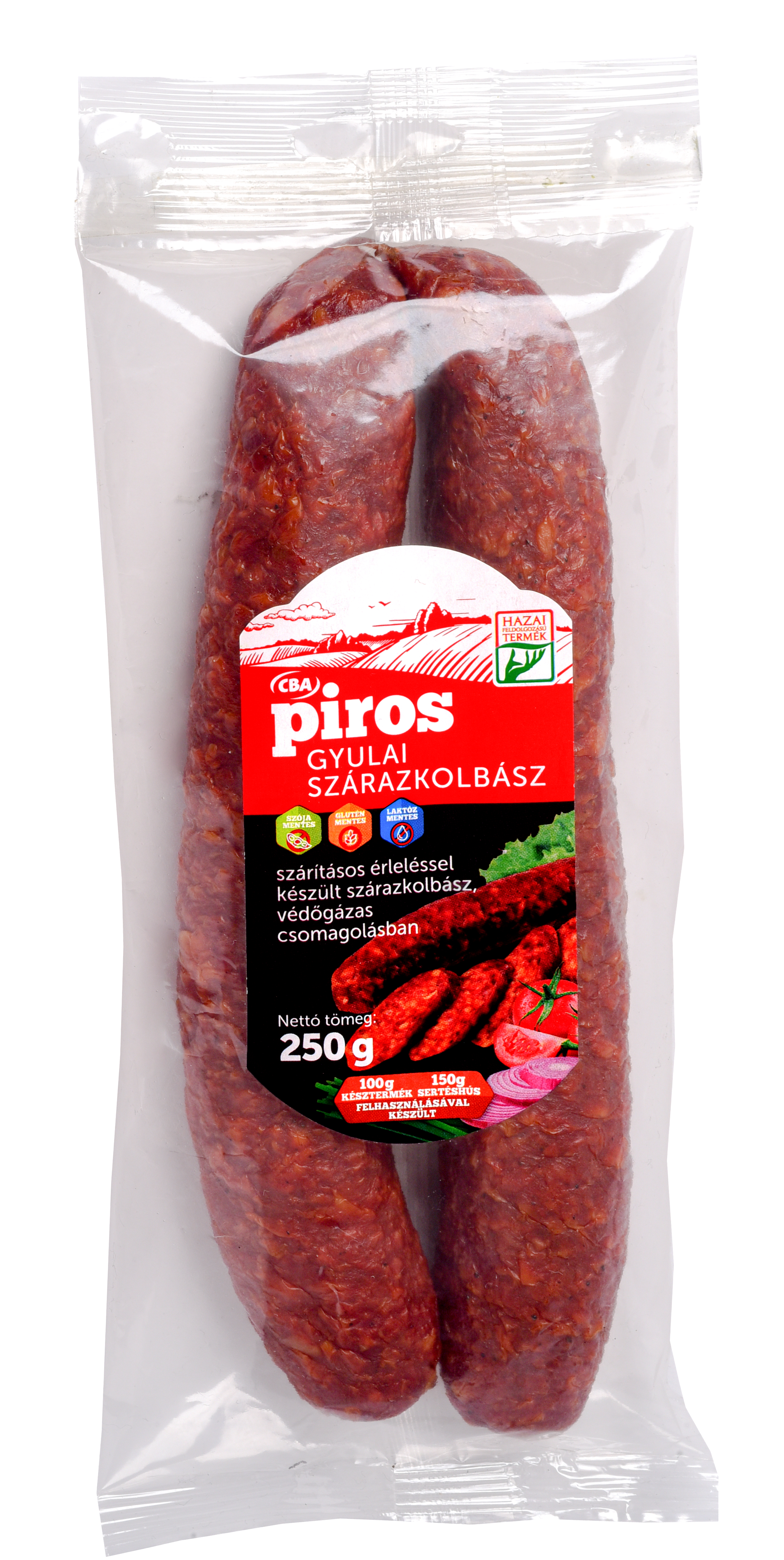 CBA Piros Gyulai száraz kolbász 250g